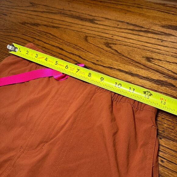 Topo Designs River Shorts Womens Small High Waisted Hiking Outdoor Nylon Brown - Picture 7 of 8